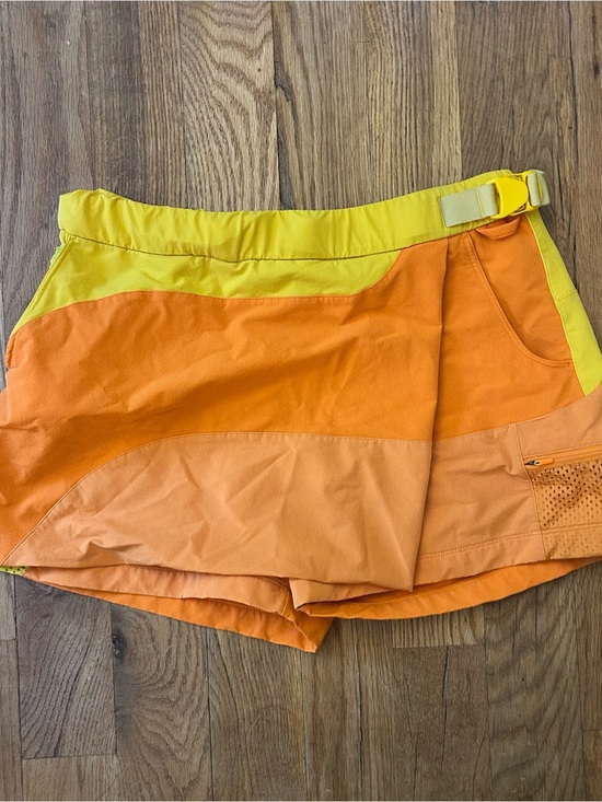 Outdoor Voices Pants - Outdoor Voices Rectrek Skort in Yellow & Orange